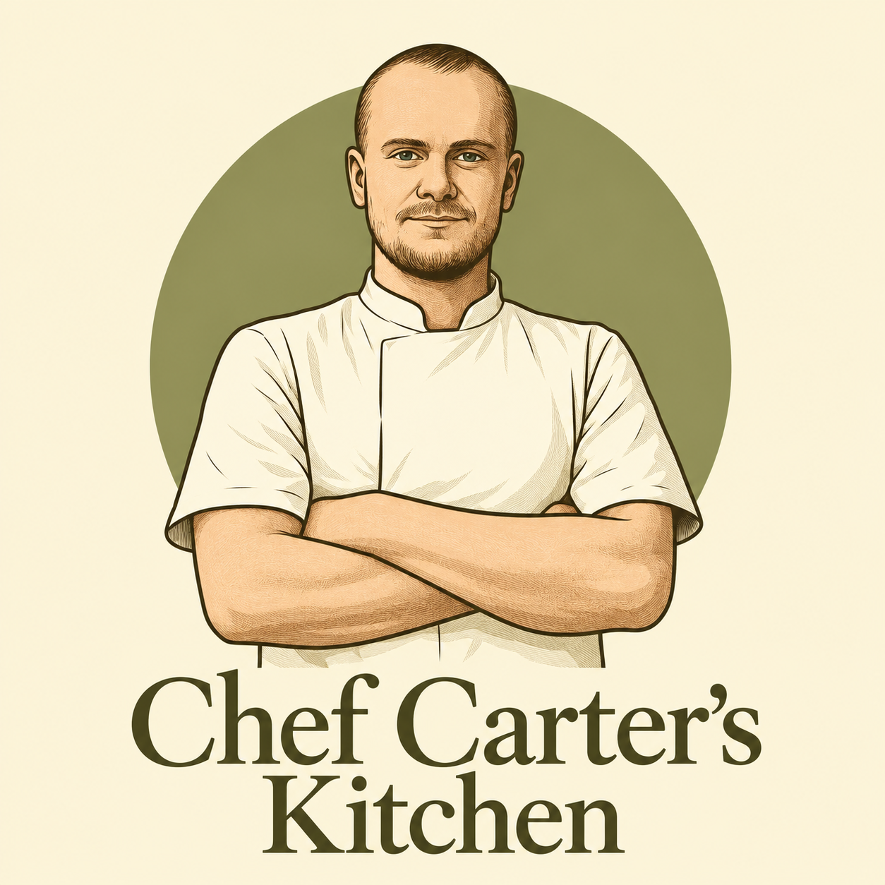 Chef Carter’s Kitchen illustrated logo